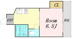 都島駅 徒歩6分 4階の物件間取画像